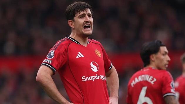 Harry Maguire trong tình huống phòng ngự