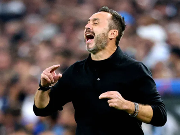 HLV De Zerbi và các học trò sẽ đối đầu với thử thách thật sự tại Paris.