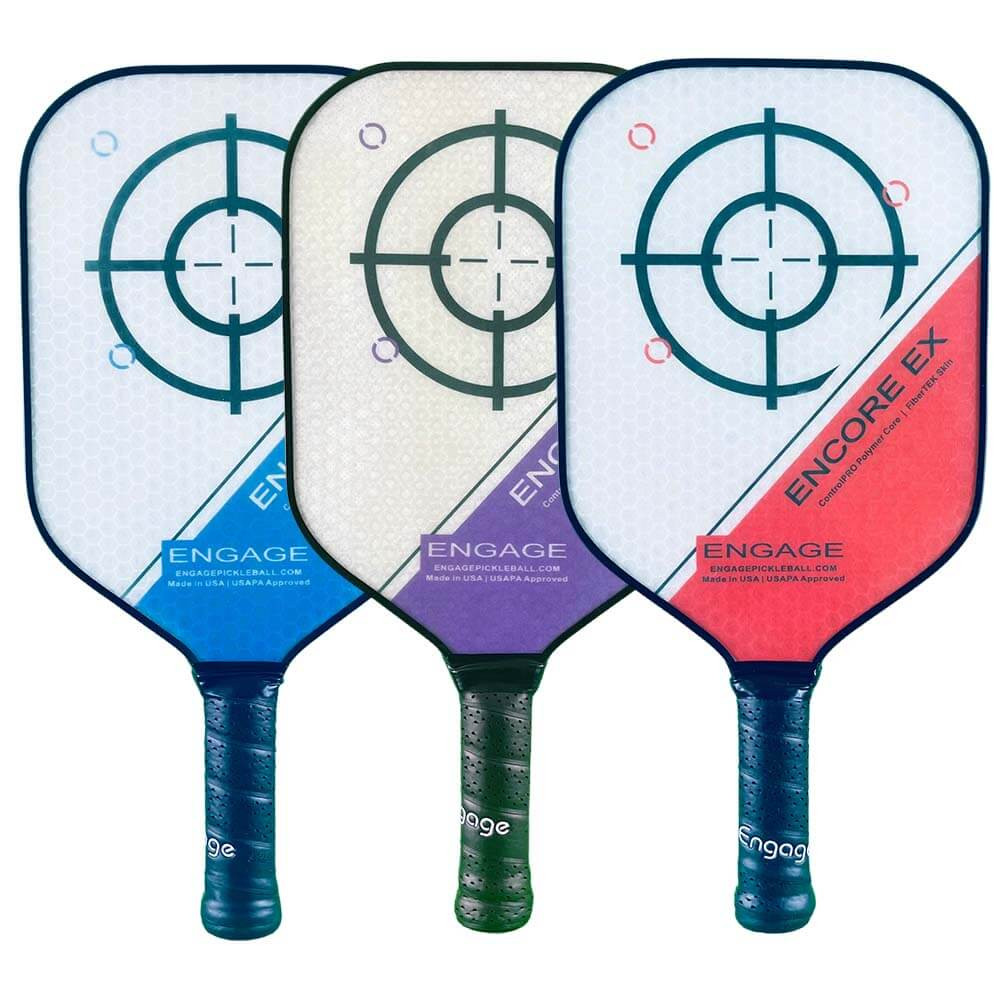 Thông số kỹ thuật của Engage Encore EX 6.0 Vợt pickleball trọng lượng trung bình và độ dày mặt chuẩn