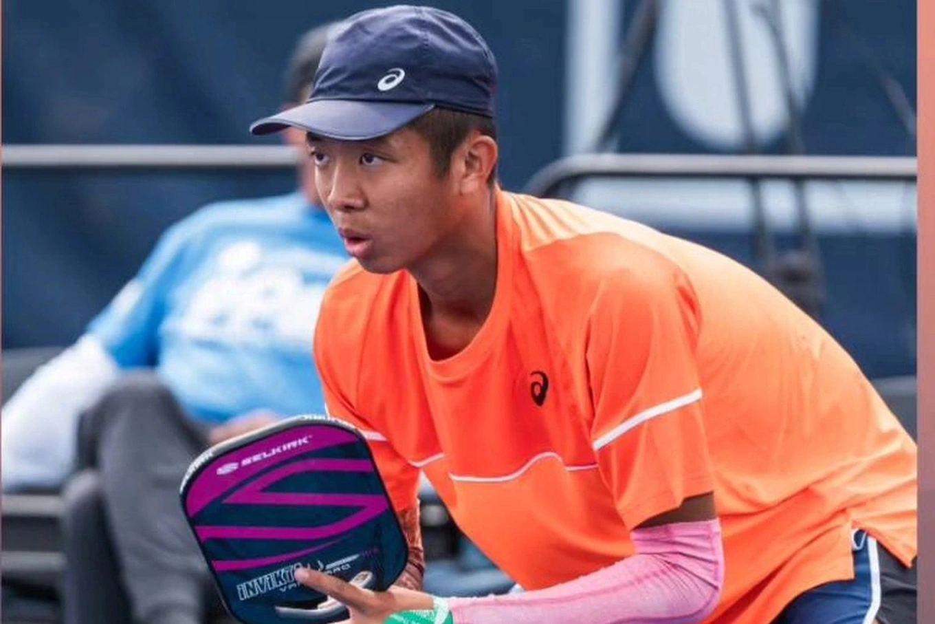 Hai tay vợt Quang Dương và Phúc Huỳnh