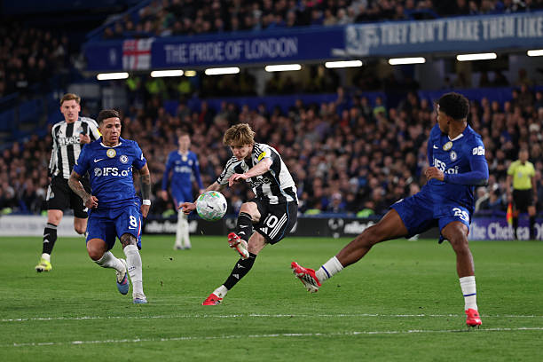 Gordon vừa có một màn trình diễn ngoạn mục trước Chelsea. Anthony Gordon thi đấu ấn tượng trước Chelsea