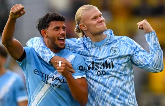 Haaland ghi bàn vào lưới West Ham