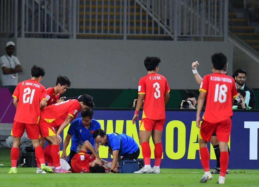 Chấn thương dây chằng của cầu thủ U23 Việt Nam