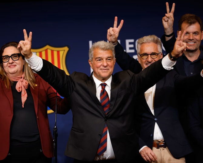 Joan Laporta đã có nhiều năm điều hành Barca.