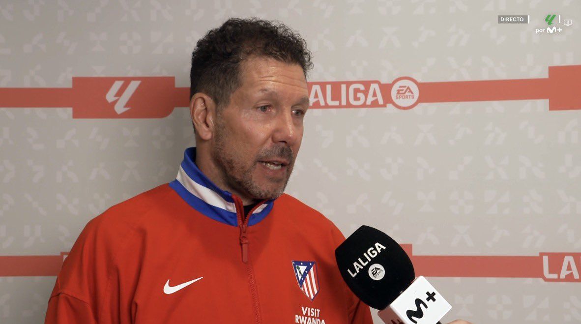 Huấn luyện viên Simeone không than phiền về trọng tài