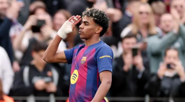 Lamine Yamal lập hat-trick đầu tiên trong sự nghiệp. Lamine Yamal lập hat-trick đầu tiên trong sự nghiệp.