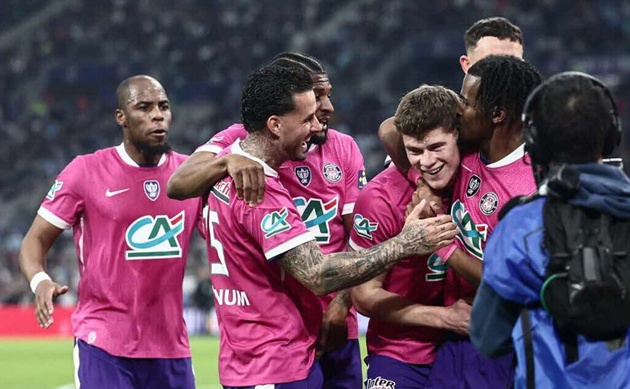 Toulouse vừa loại Marseille khỏi Cúp Quốc gia Pháp.