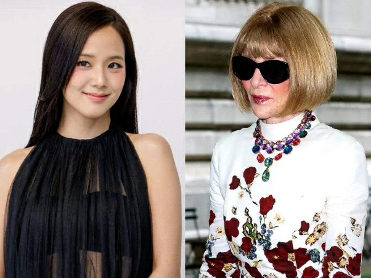 Anna Wintour nghiêm nghị phớt lờ Jisoo tại sự kiện thời trang
