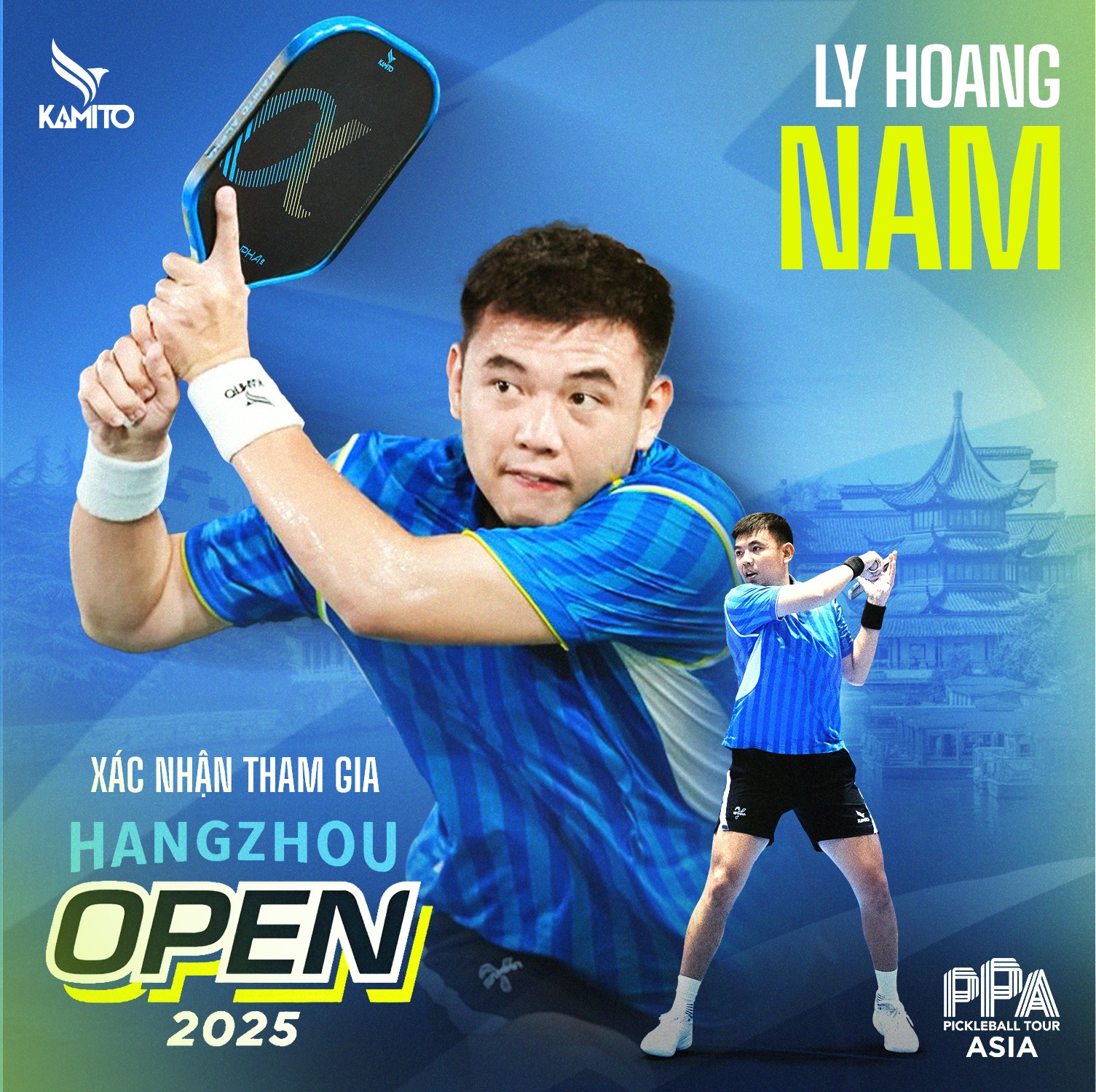 Bốn tay vợt pickleball đánh đơn hàng đầu Việt Nam săn 'vàng' ở PPA Asia Tour Hàng Châu 2025 - Ảnh 3.