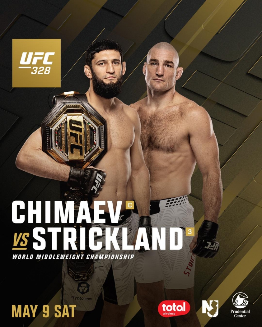 CHÍNH THỨC: Khamzat Chimaev đụng độ Sean Strickland ở UFC 328