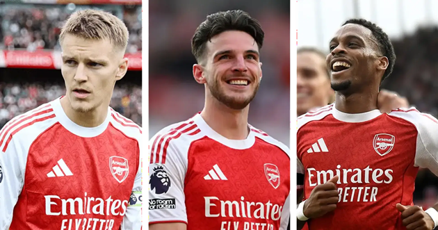 Odegaard và Timber sắp trở lại, trong khi Rice có thể cần thêm thời gian.