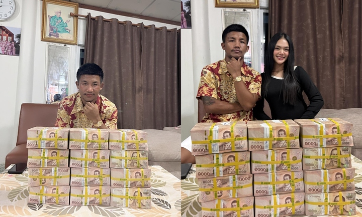 Rodtang nhận tiền thưởng sau chiến thắng