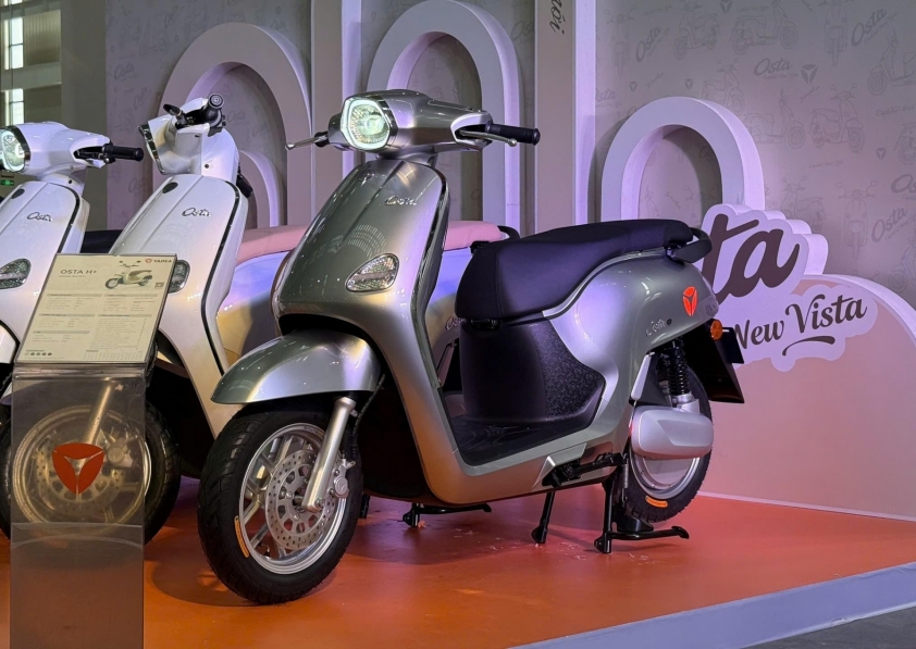 Xe máy điện YADEA Osta trình làng khách Việt, chạy tối đa 180 km/sạc
