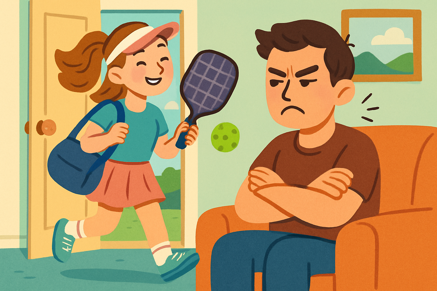 Vợ nghiện pickleball, chồng than thở về chuyện bữa tối vắng bóng