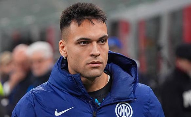 Hàng công Inter Milan vắng mặt Lautaro Martinez