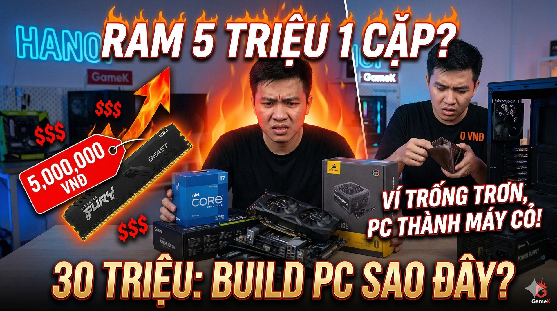 Card đồ họa RTX 4060 trong build PC
