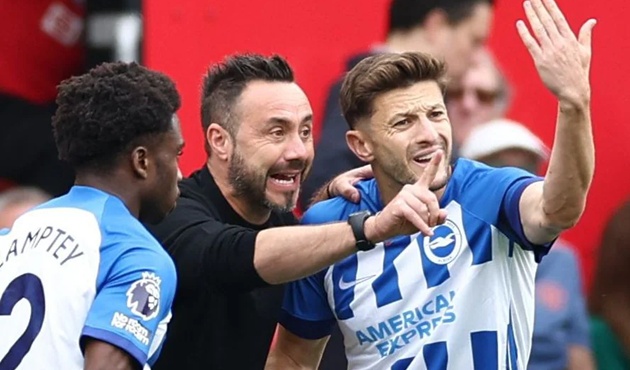 Adam Lallana từng mô tả De Zerbi là 'người anh trai lớn' Adam Lallana từng mô tả De Zerbi là 'người anh trai lớn'