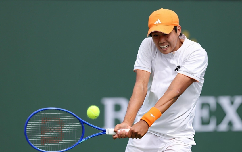 Learner Tien thi đấu tại Indian Wells