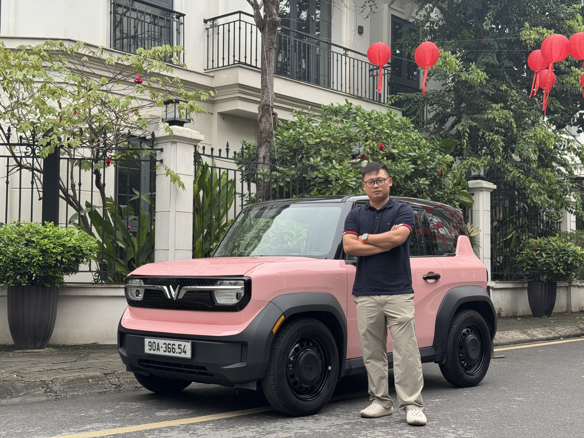 Chủ xe VinFast VF 3 cùng hành trình dài