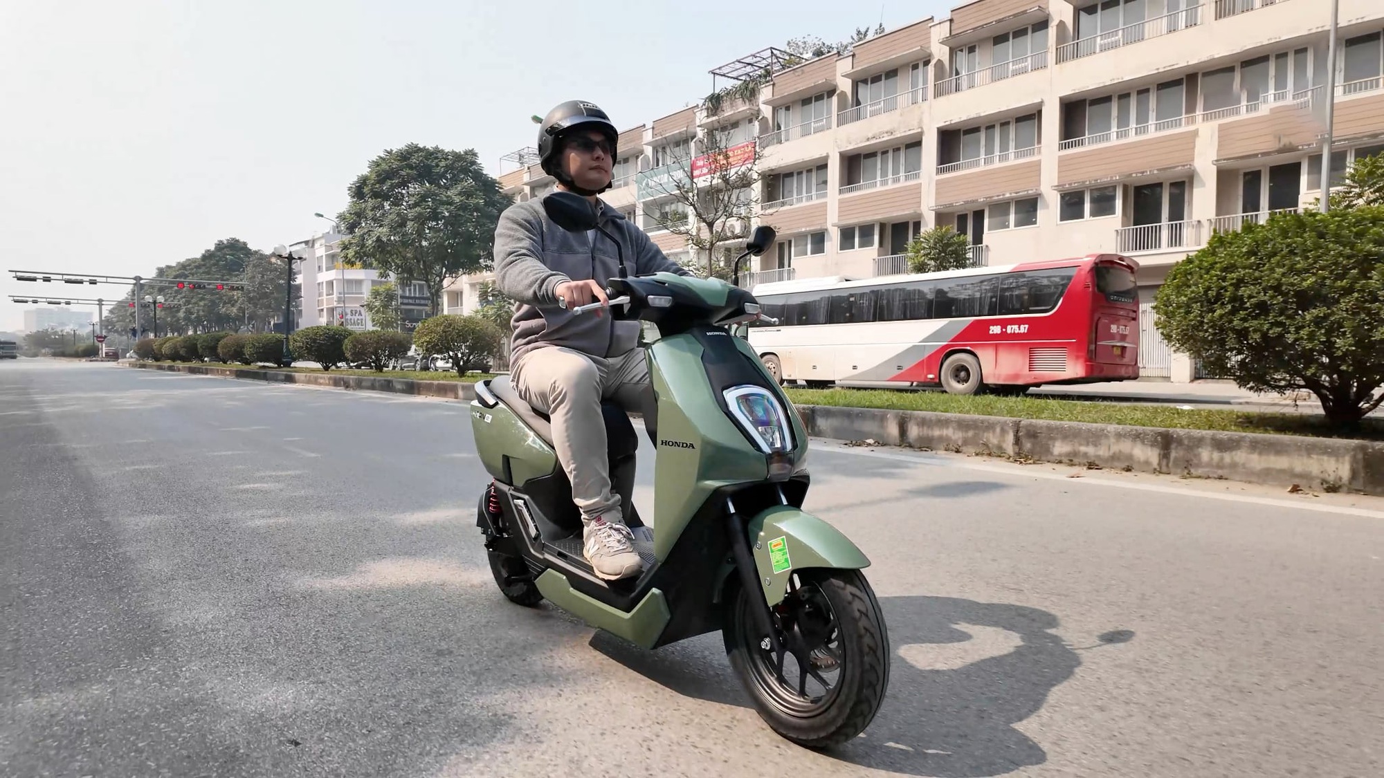 Honda ICON e vận hành ổn định ngay cả khi pin gần cạn.