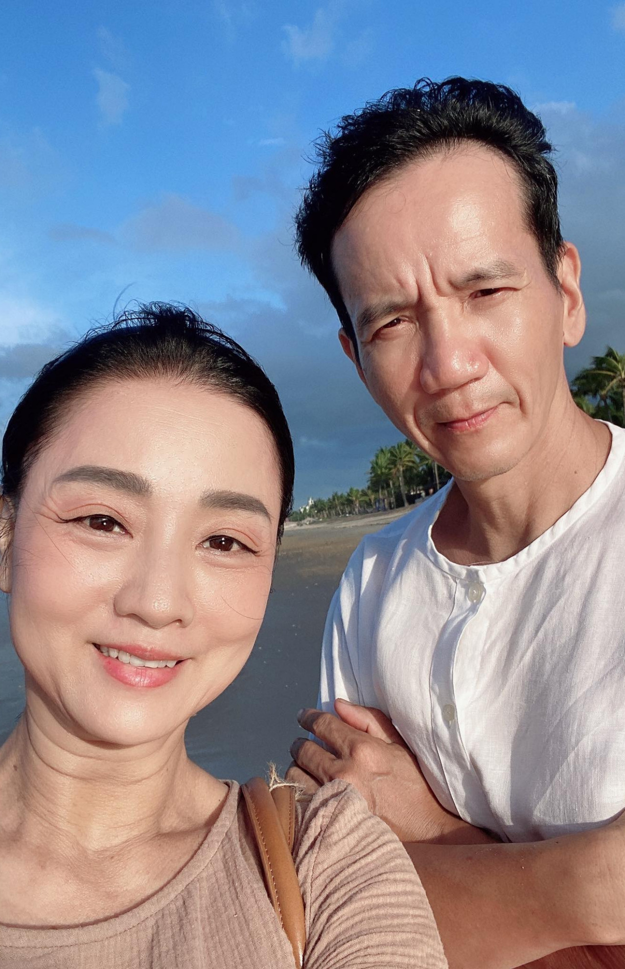 NSƯT Mỹ Duyên bên ông xã