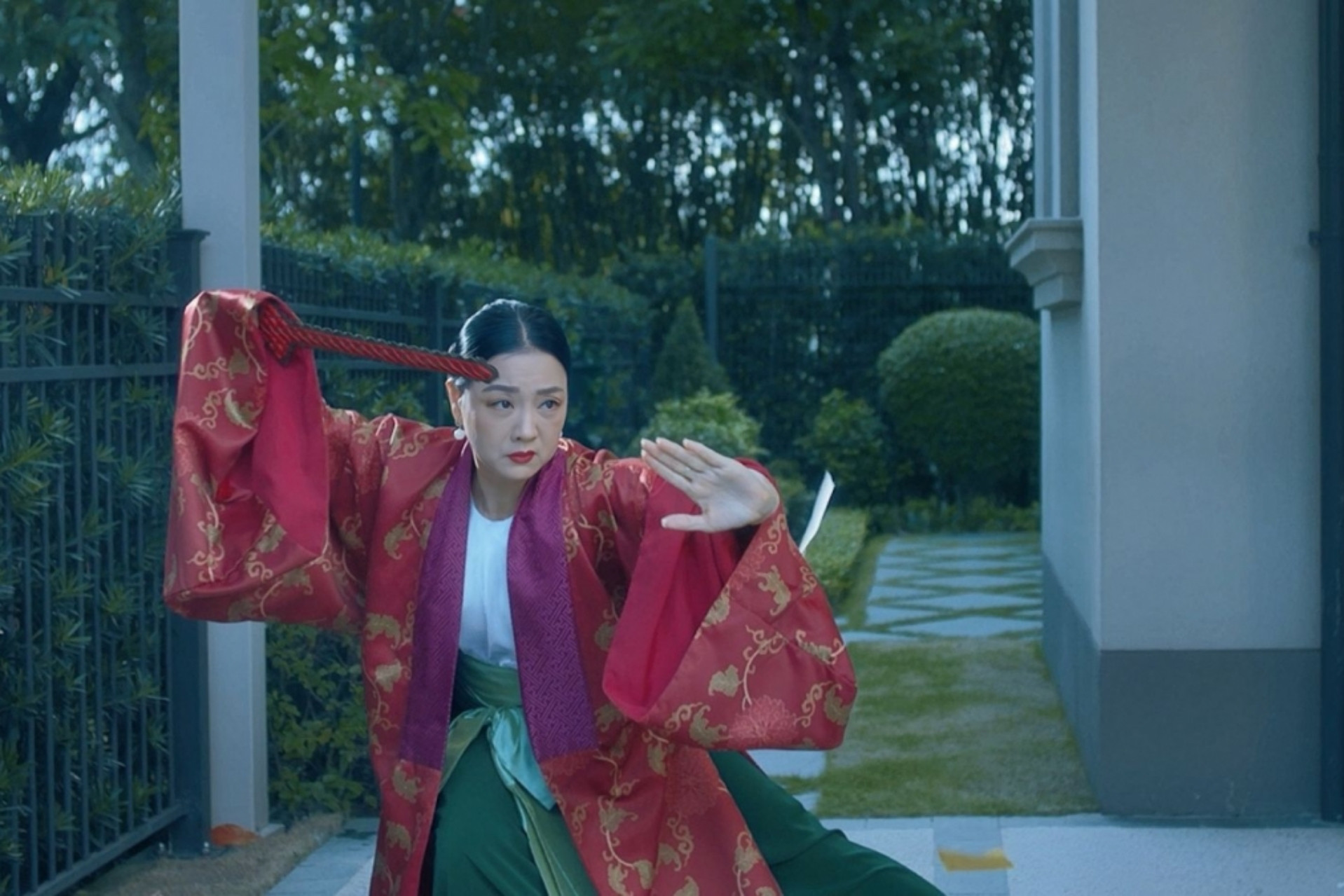 NSƯT Mỹ Duyên trong phim Vì mẹ anh phán chia tay