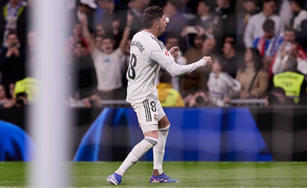 Valverde ghi bàn cho Real Madrid