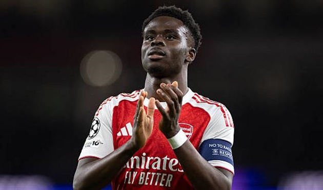 Bukayo Saka nỗ lực hồi phục chấn thương để kịp đá với Man City