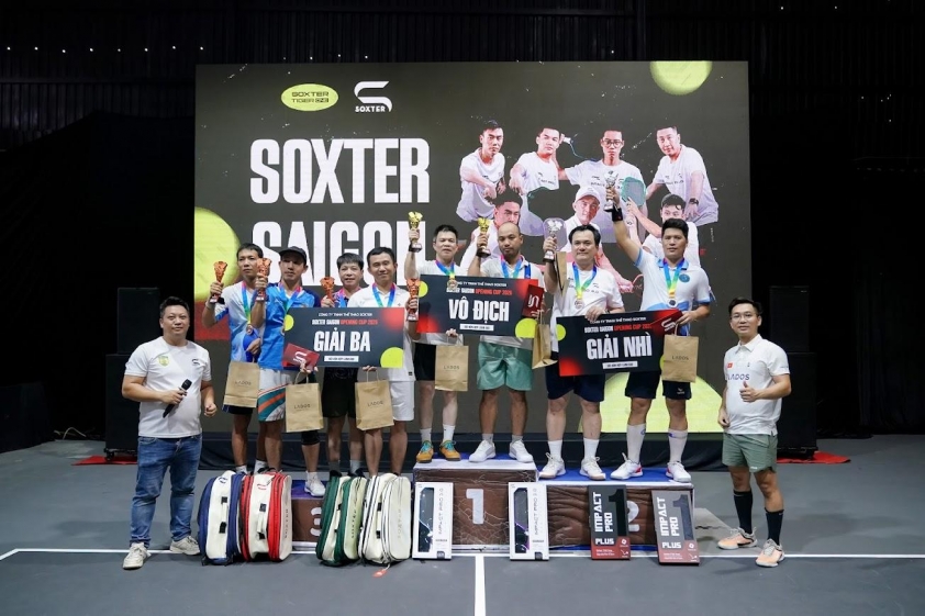 Lễ trao giải cho vận động viên xuất sắc tại Soxter SaiGon Opening Cup 2026