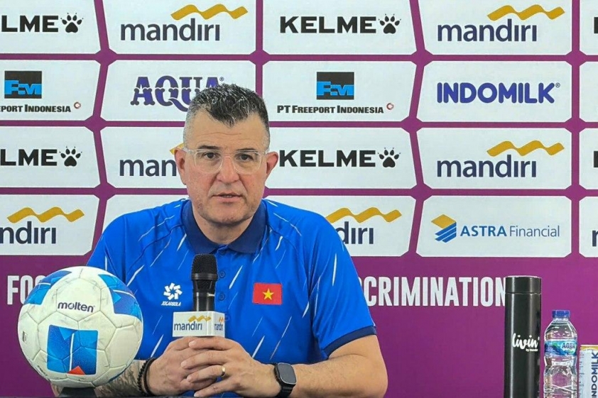 HLV Cristiano Roland phát biểu sau trận đấu