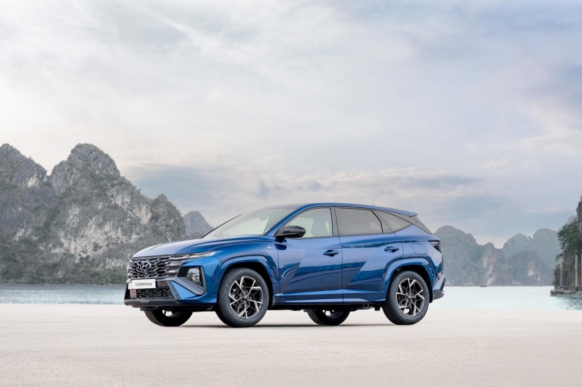 Các dòng xe Hyundai đa dạng tại showroom