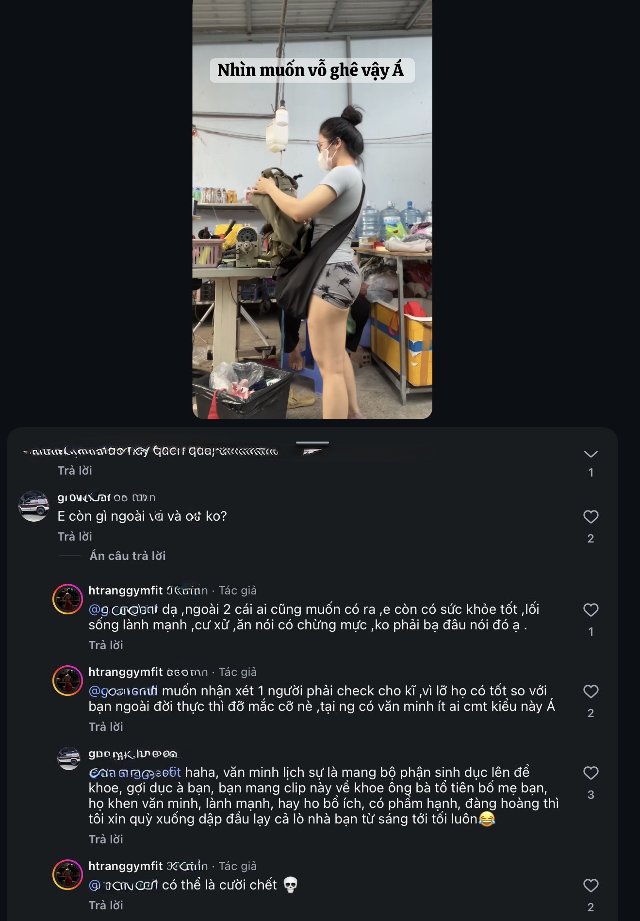 Nữ PT gym bị mỉa mai về vóc dáng