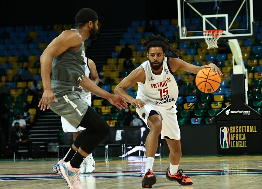 J. Cole thi đấu cho Patriots Rwanda năm 2021