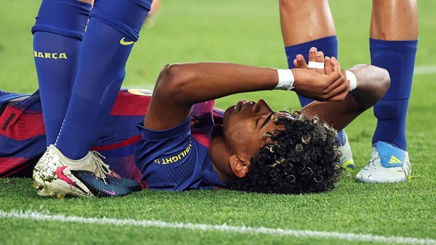 Barca mất Lamine Yamal mùa giải này