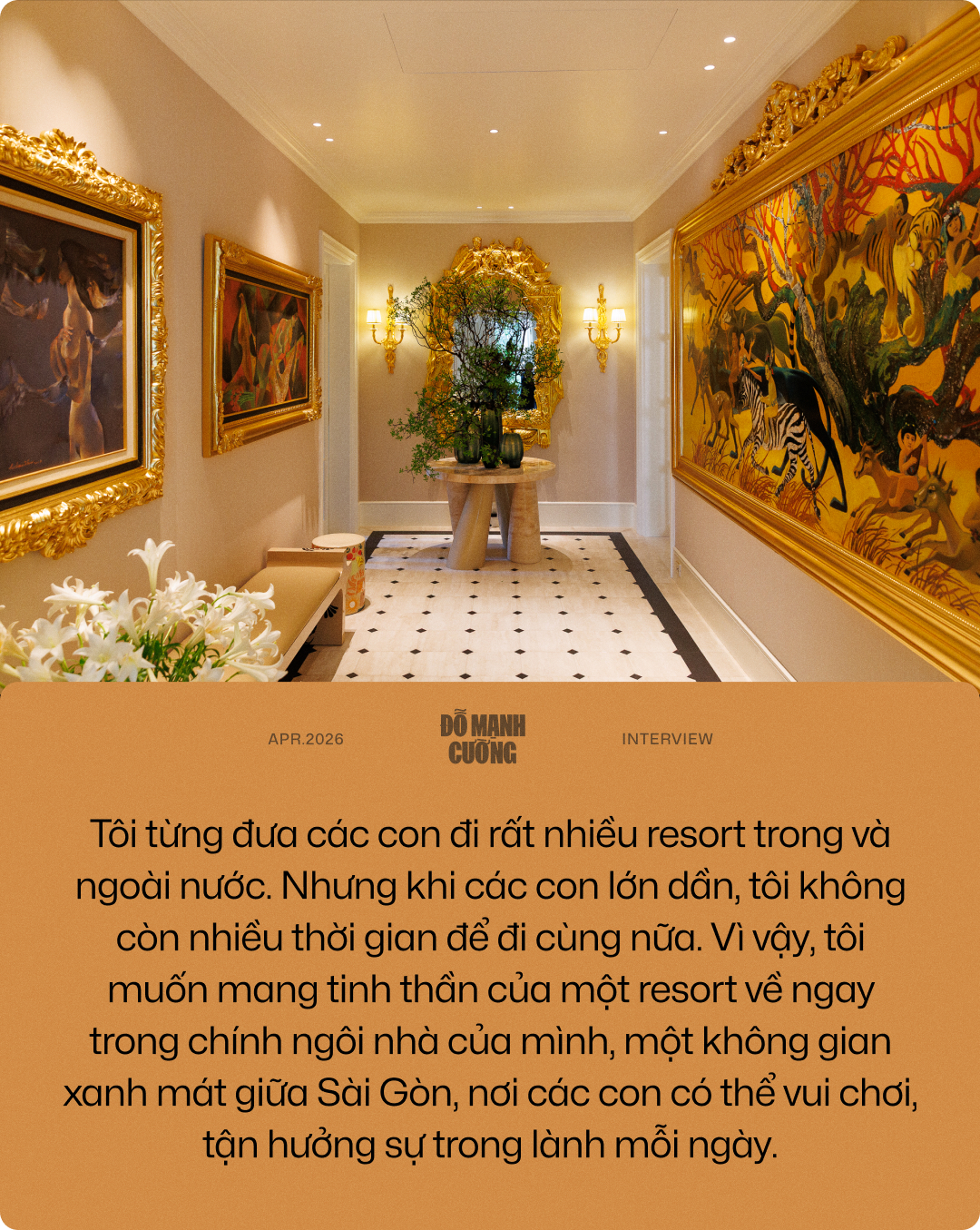 Biệt thự nổi bật với phong cách nghệ thuật và thiên nhiên xanh mát