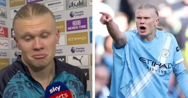 Haaland với thái độ cá tính