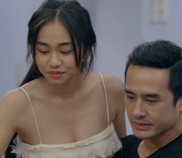 Cặp đôi Trang (Ngân Hoà) và Dũng (Lương Thế Thành) gây bức xúc cho khán giả.