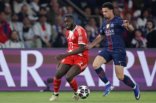 Trung vệ Dayot Upamecano thi đấu nổi bật
