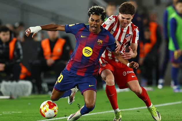Tham vọng cúp của Barca phụ thuộc vào đối thủ Atletico