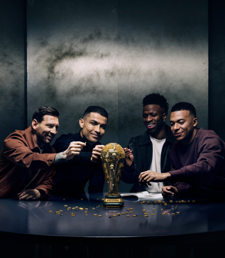 Messi Ronaldo Mbappé Vinicius đóng chung quảng cáo World Cup 2026