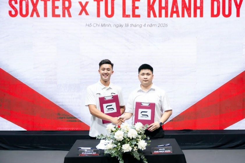 Khánh Duy trở thành gương mặt đại diện thương hiệu Soxter