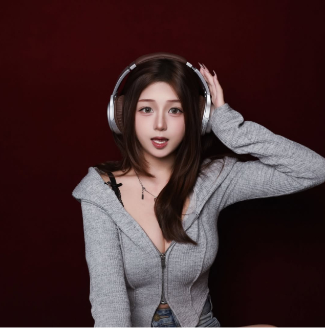 Hot girl tư vấn thẻ bài tại cửa hàng