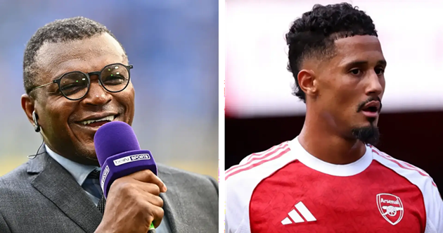 Desailly thay đổi nhận xét về William Saliba