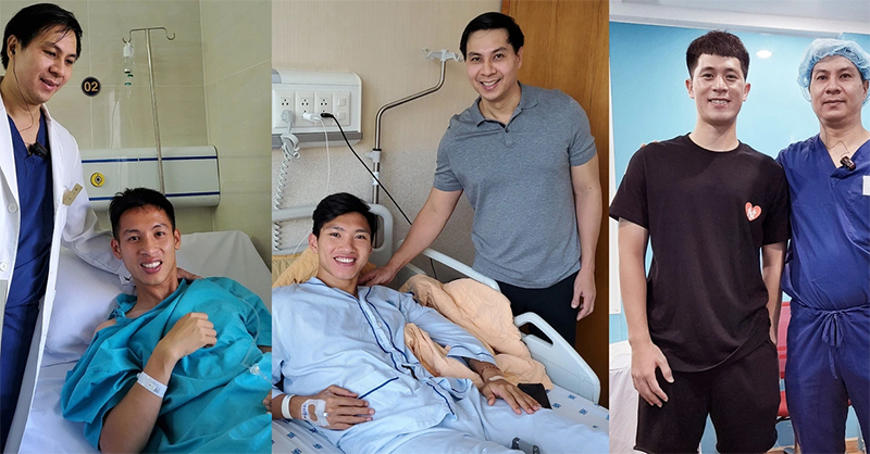 Những đôi chân bạc tỷ của bóng đá Việt Nam đều đặt trọn niềm tin vào bác sĩ Hùng