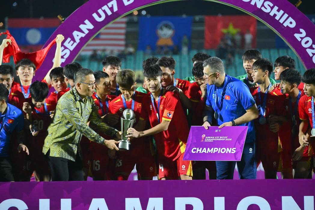 U17 Việt Nam vô địch Đông Nam Á 2026