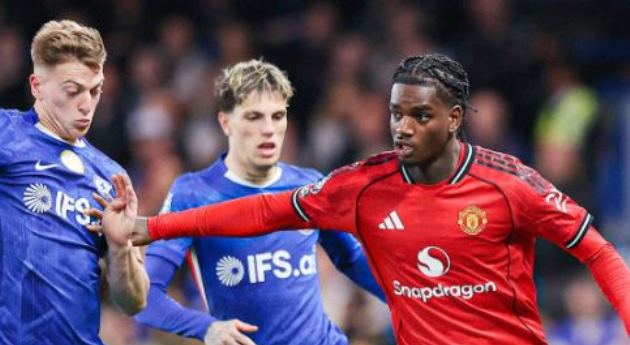 Ayden Heaven chơi nổi bật trong trận MU vs Chelsea