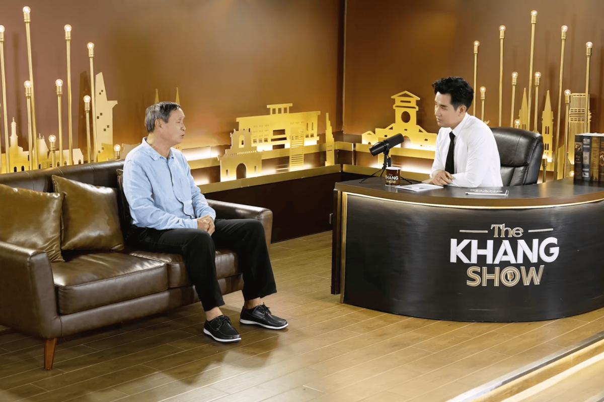 HLV Mai Đức Chung chia sẻ với MC Nguyên Khang