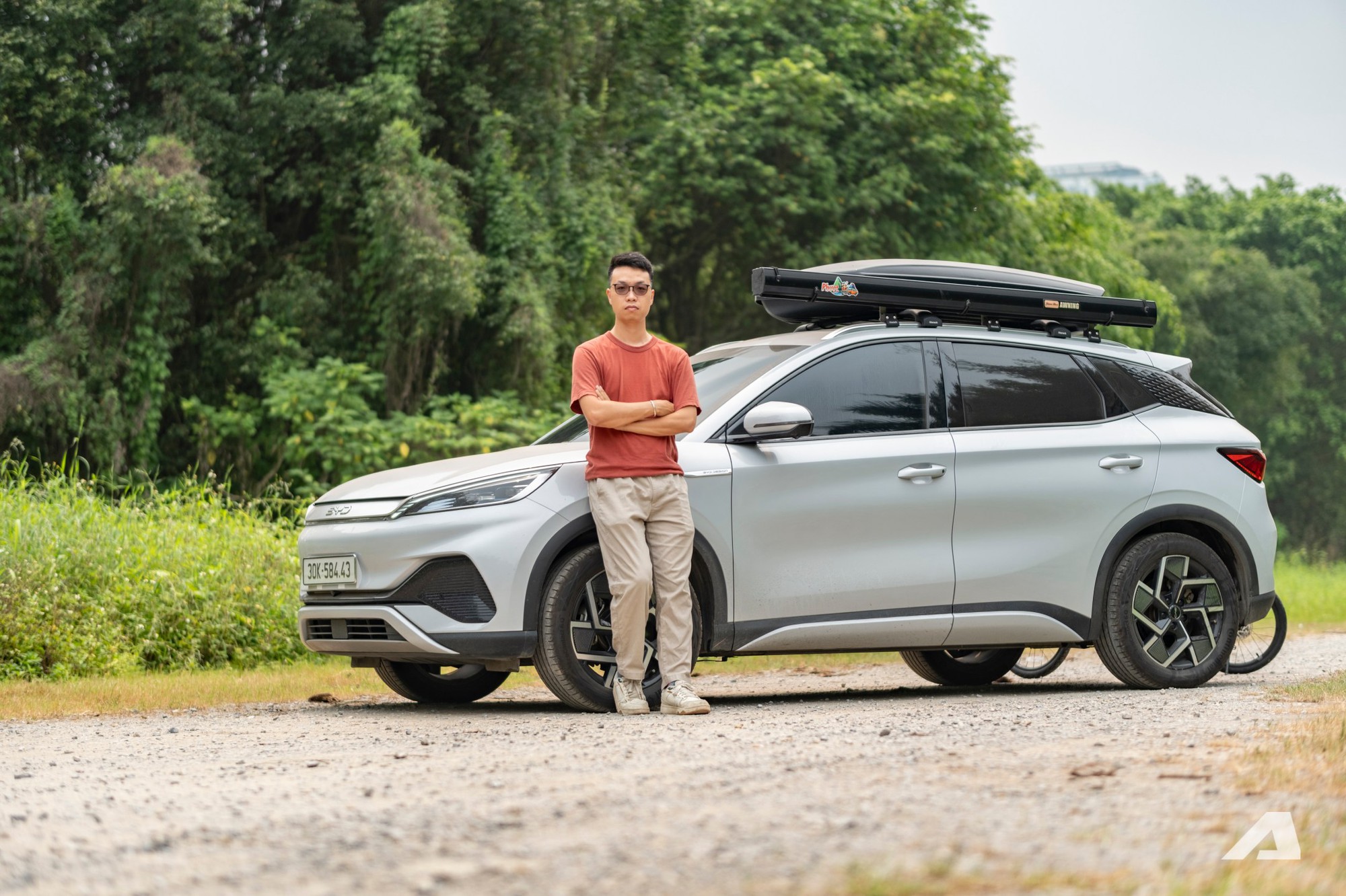 Anh Hải Nam vừa có chuyến xuyên Việt từ TP.HCM ra Hà Nội bằng chiếc BYD Atto 3.