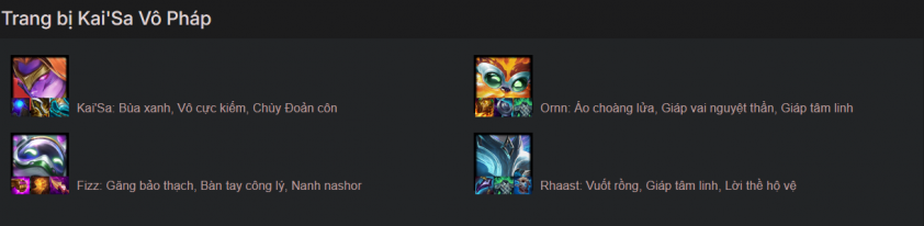 Quản lý kinh tế khó khăn với đội hình kai'sa vô pháp