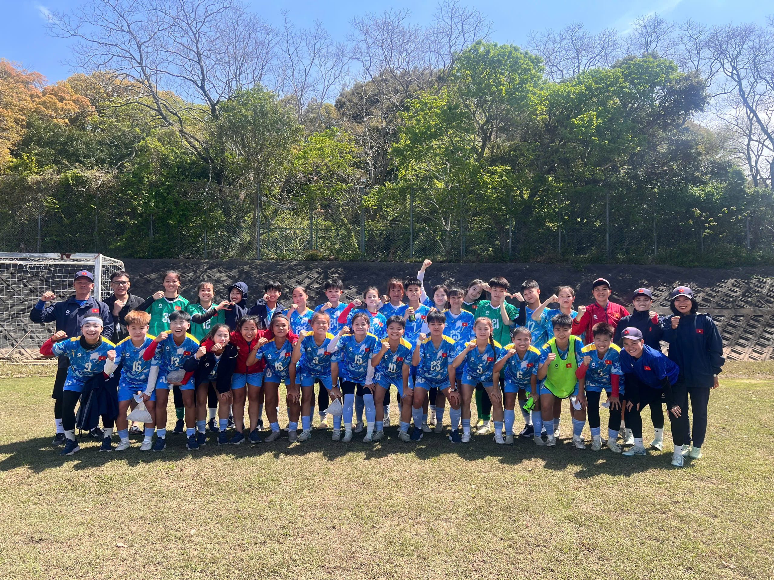 U17 nu Viet Nam hoan thanh chuyen tap huan tai Nhat Ban